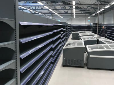 VVN-tiimi toimitti toimituslaitteet ja kokoonpanotyöt kauppaketjun "TOP" uuteen myymälään Siguldassa.6
